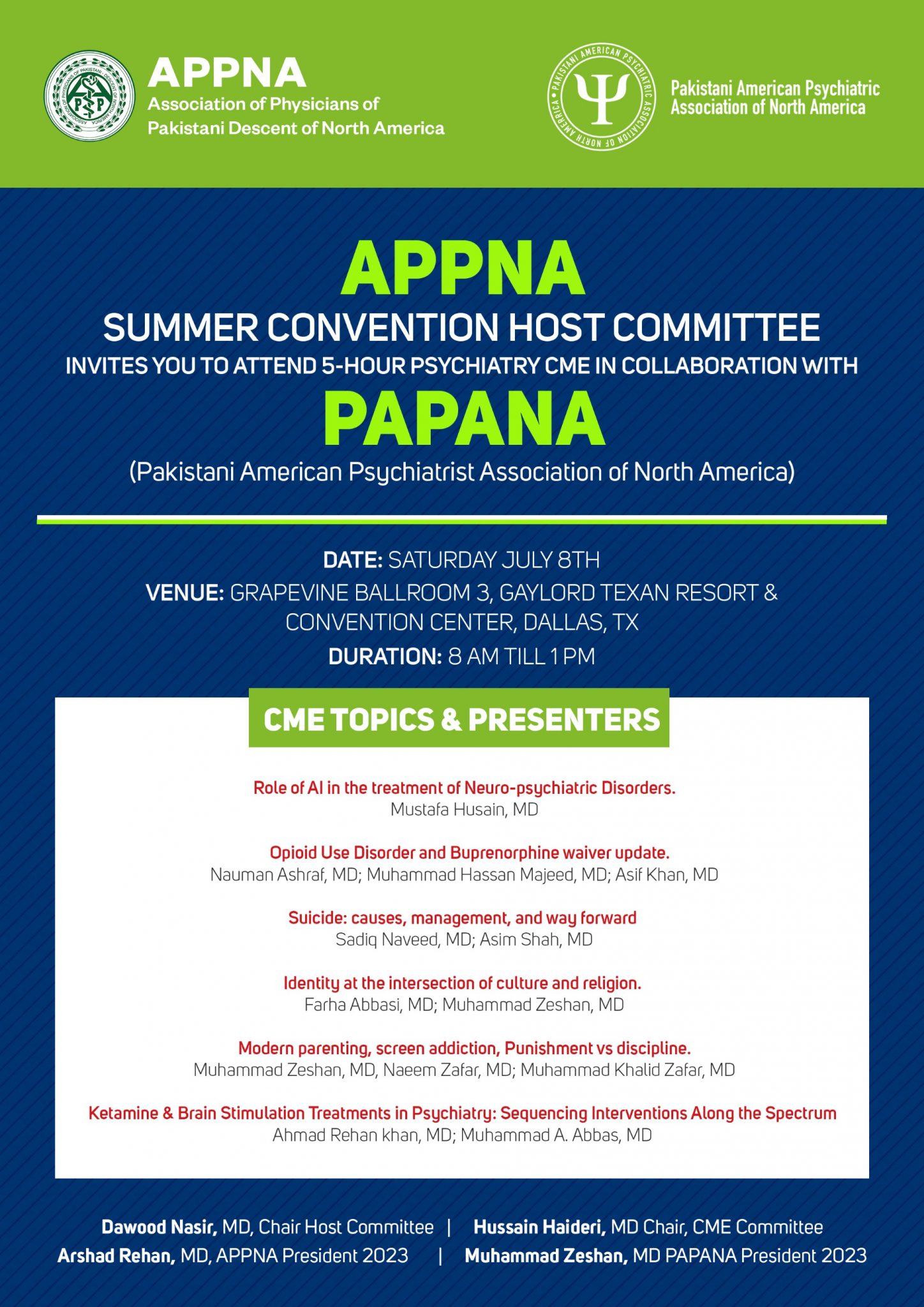 APPNA 46th Annual Summer Convention 2023 APPNA